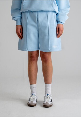 Prohibited Regular Pants 'Hometown' in Blue: front