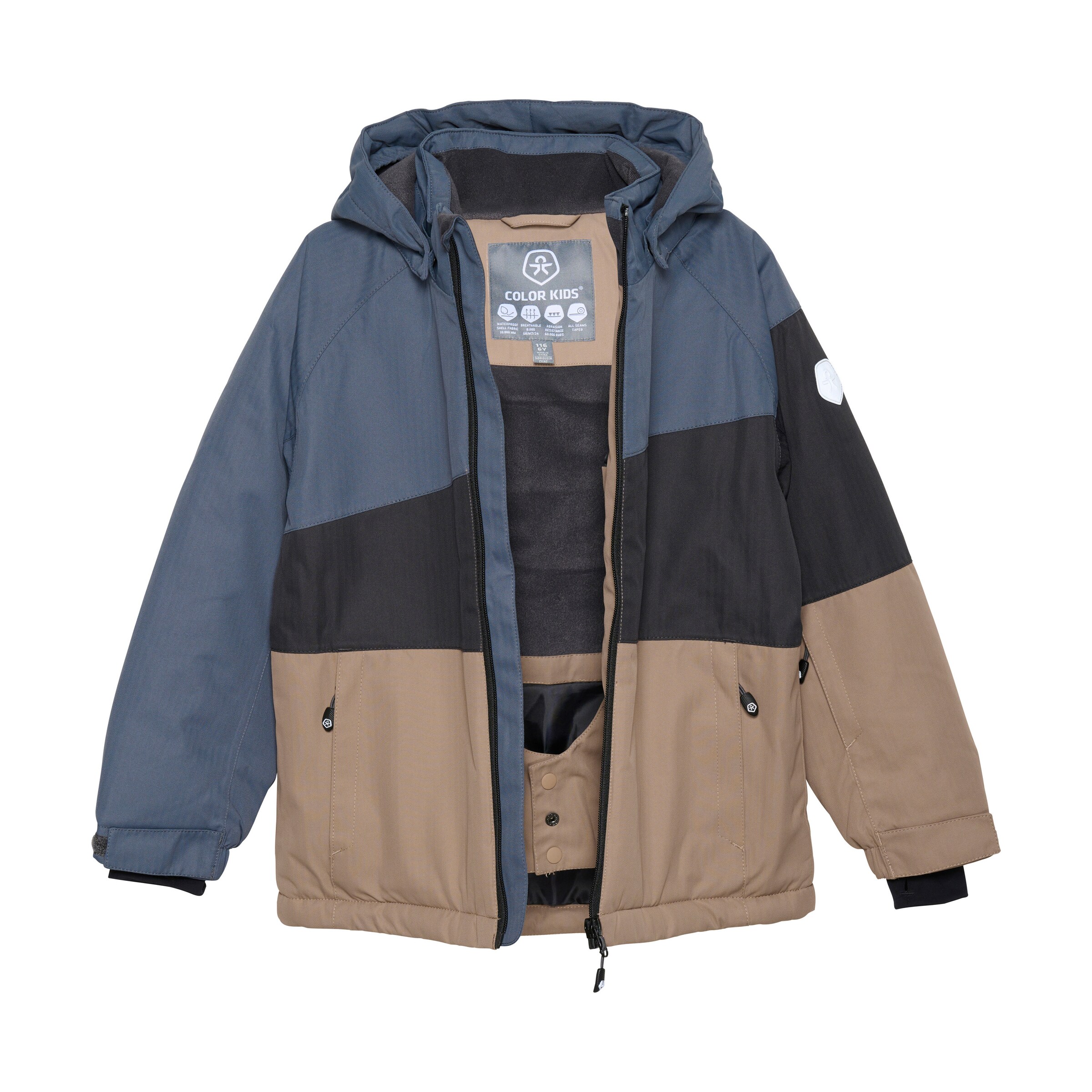 Veste de sport COLOR KIDS en marron