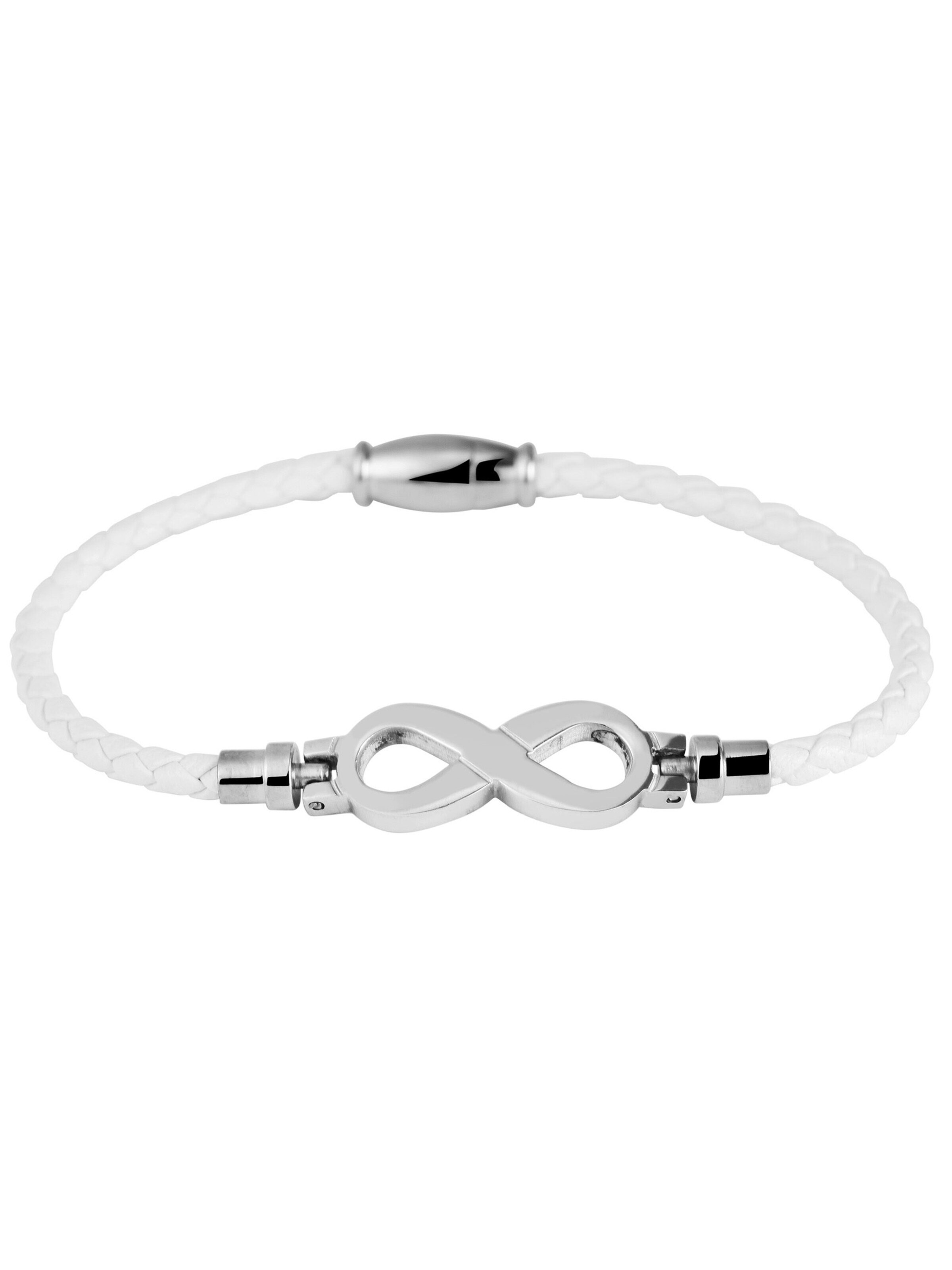 Akzent Bracelet 'Shane, langlebig' in White: front