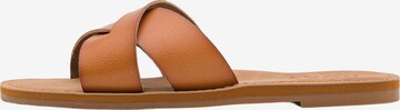ROXY Muiltjes 'Andreya' in Bruin: voorkant