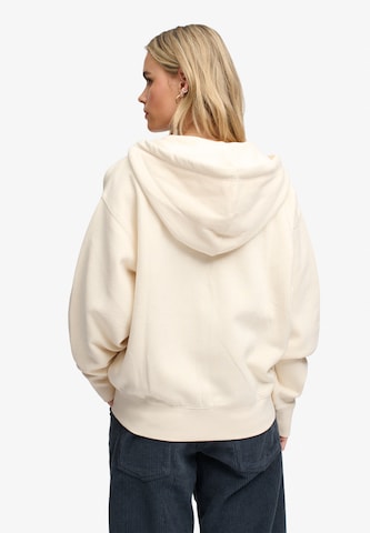 Hanorac 'Luxe Casual' de la Superdry & Co pe alb