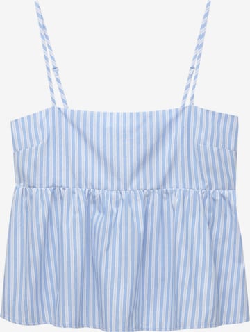 Haut 'PACIFIC' Pull&Bear en bleu : devant