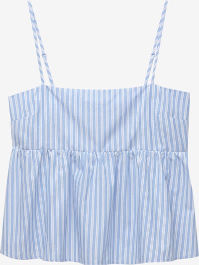 Pull&Bear Top 'PACIFIC' veličine XS u svijetloplava / bijela, Pregled proizvoda