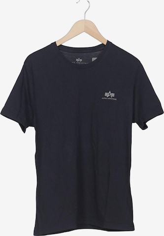 ALPHA INDUSTRIES Shirt in L in Blue: front