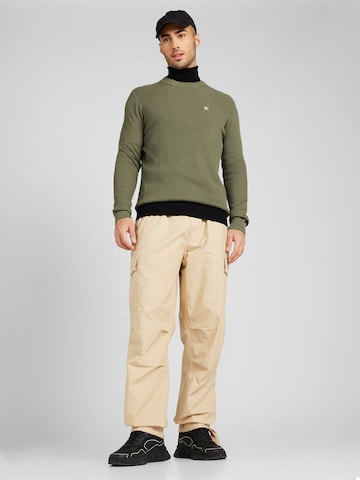 Calvin Klein Jeans Pulover | zelena barva