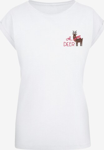 F4NT4STIC Shirt 'Christmas ' in White: front