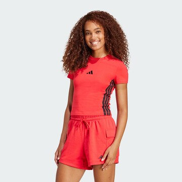 ADIDAS SPORTSWEAR Performance shirt 'Essentials' in Red: front