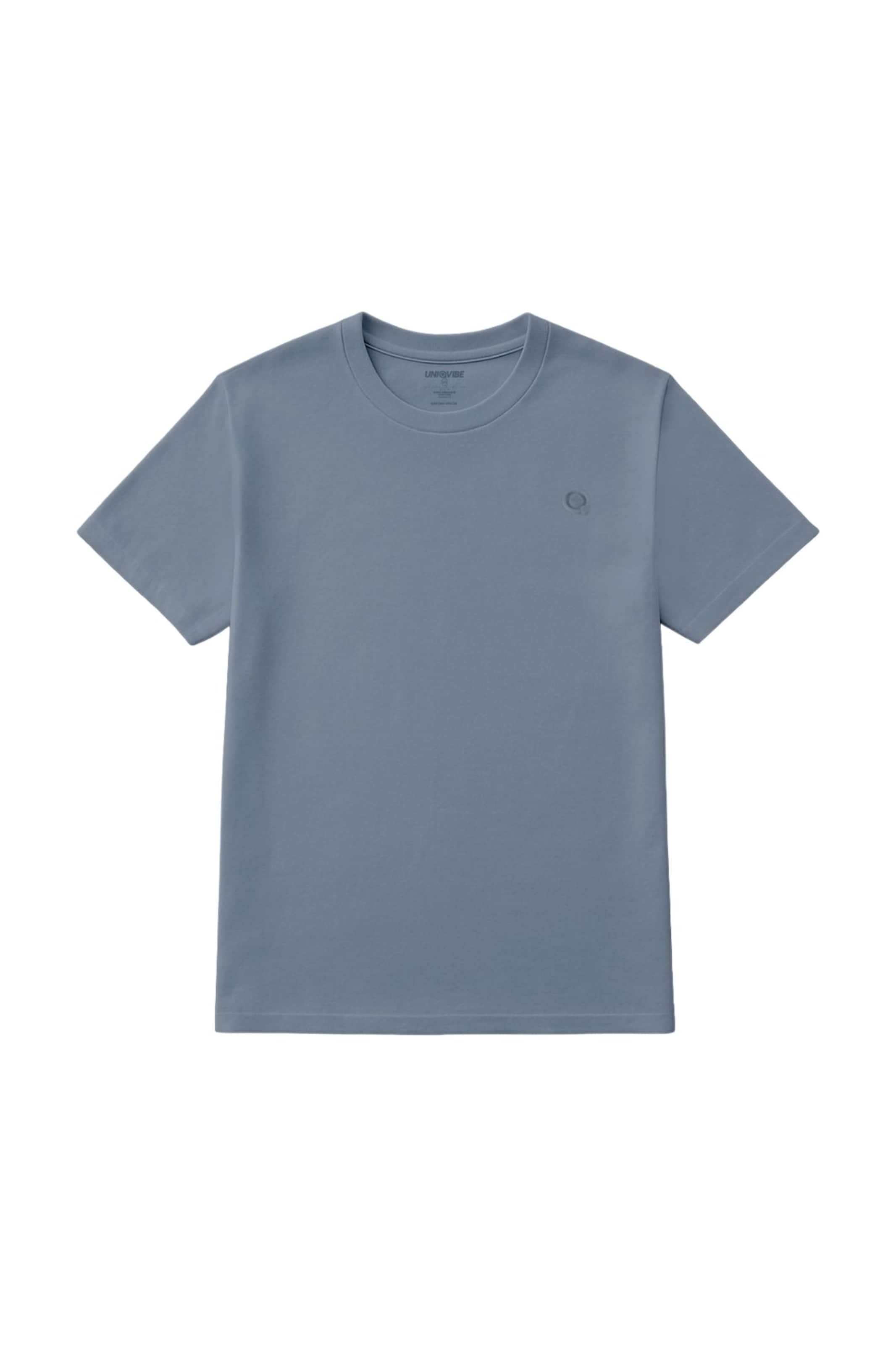 UNIQVIBE Shirt in Blue: front