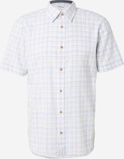 s.Oliver Paita koossa XXXL värissä vaaleansininen / khaki / valkoinen, Tuotenäkymä