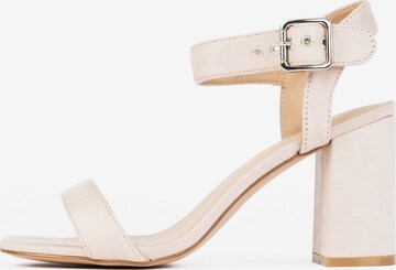Celena Sandaler med rem 'Chanay' i beige: forside