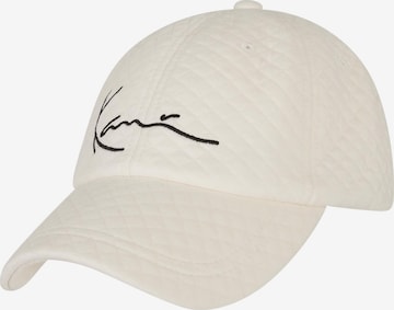 Casquette Karl Kani en beige : devant