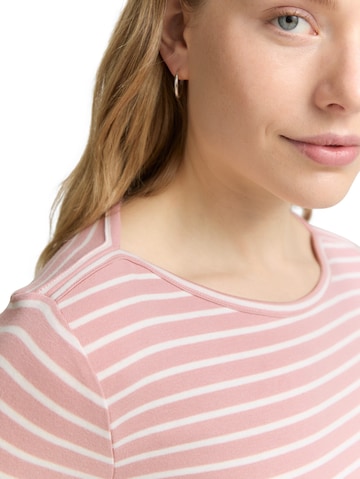 TOM TAILOR Shirt in Pink