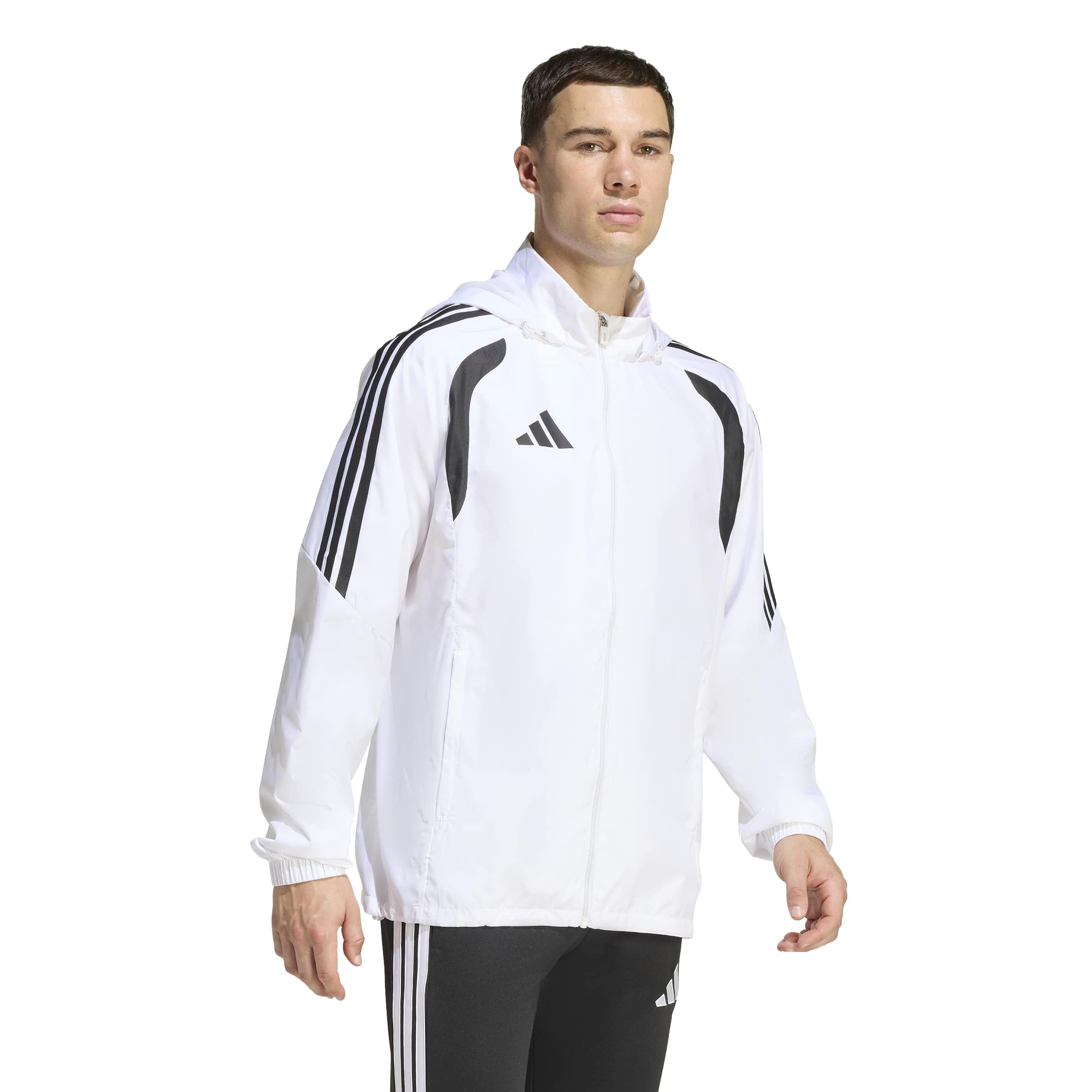 ADIDAS PERFORMANCE Träningsjacka 'TIRO26L' i vit: framsida
