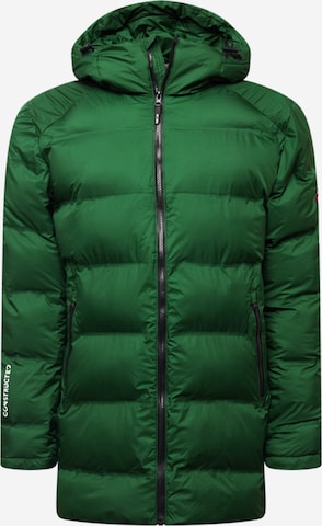 INDICODE JEANS Winterjas 'Banu' in Groen: voorkant