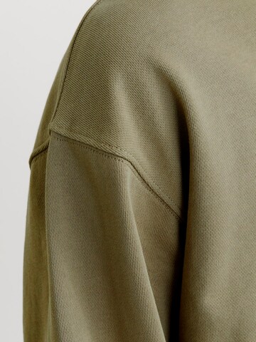 Felpa 'JJECharge' di JACK & JONES in verde
