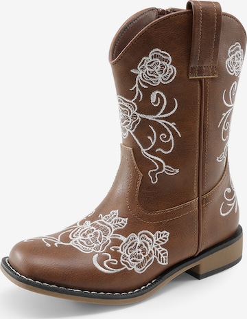Bottes Dream Pairs en marron : devant