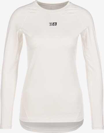 OUTFITTER Sportief sweatshirt 'TAHI' in Wit: voorkant