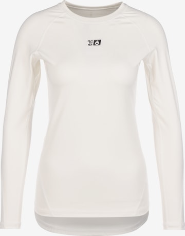 OUTFITTER Sportief sweatshirt 'TAHI' in Wit: voorkant
