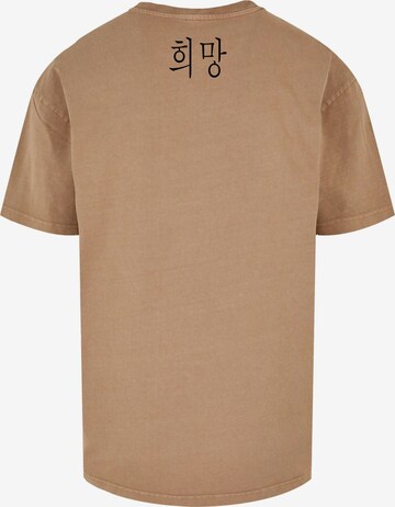 T-Shirt 'K Hope' Merchcode en beige