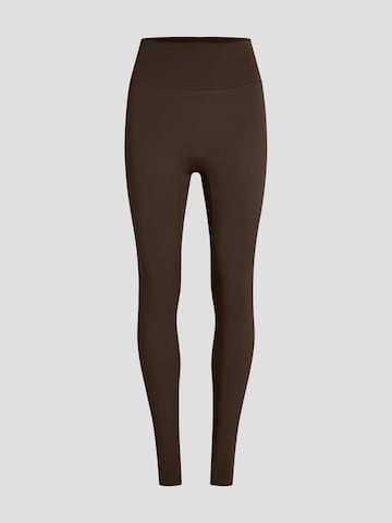 YO-GAYA Skinny Leggings in Brown: front
