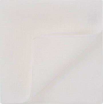 Boggi Milano Pocket Square in White: front