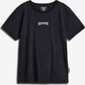 T-Shirt SOMETIME SOON en noir : devant
