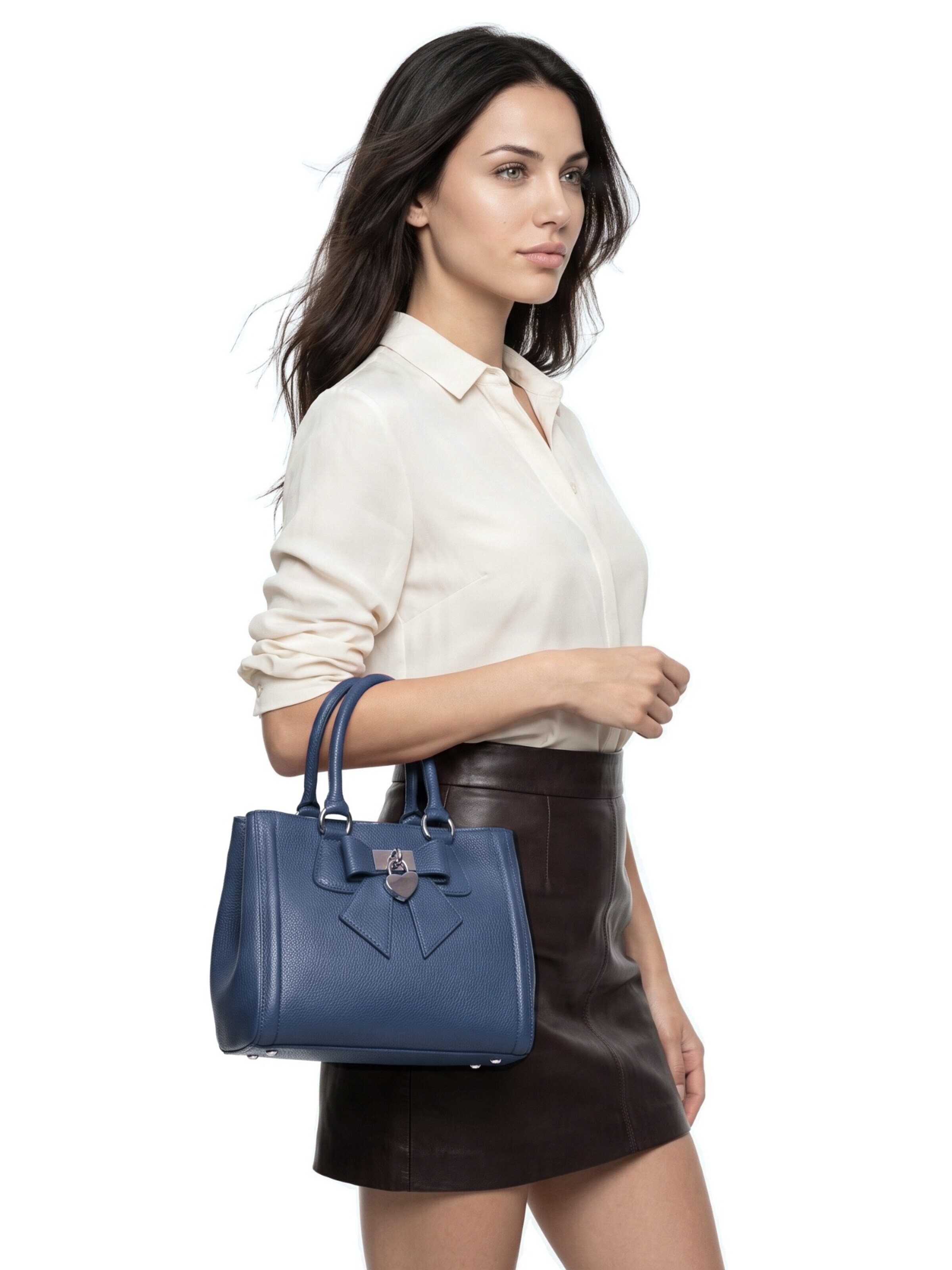 Cluty - Bolso de mano 'SOLCUORE' en azul