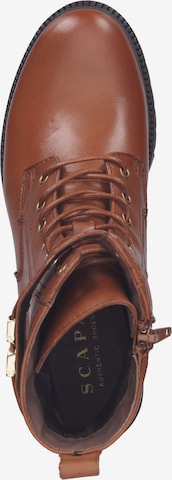 SCAPA Lace-Up Ankle Boots in Brown