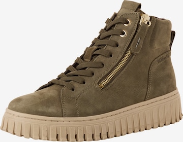 Bottines à lacets Tamaris en vert : devant