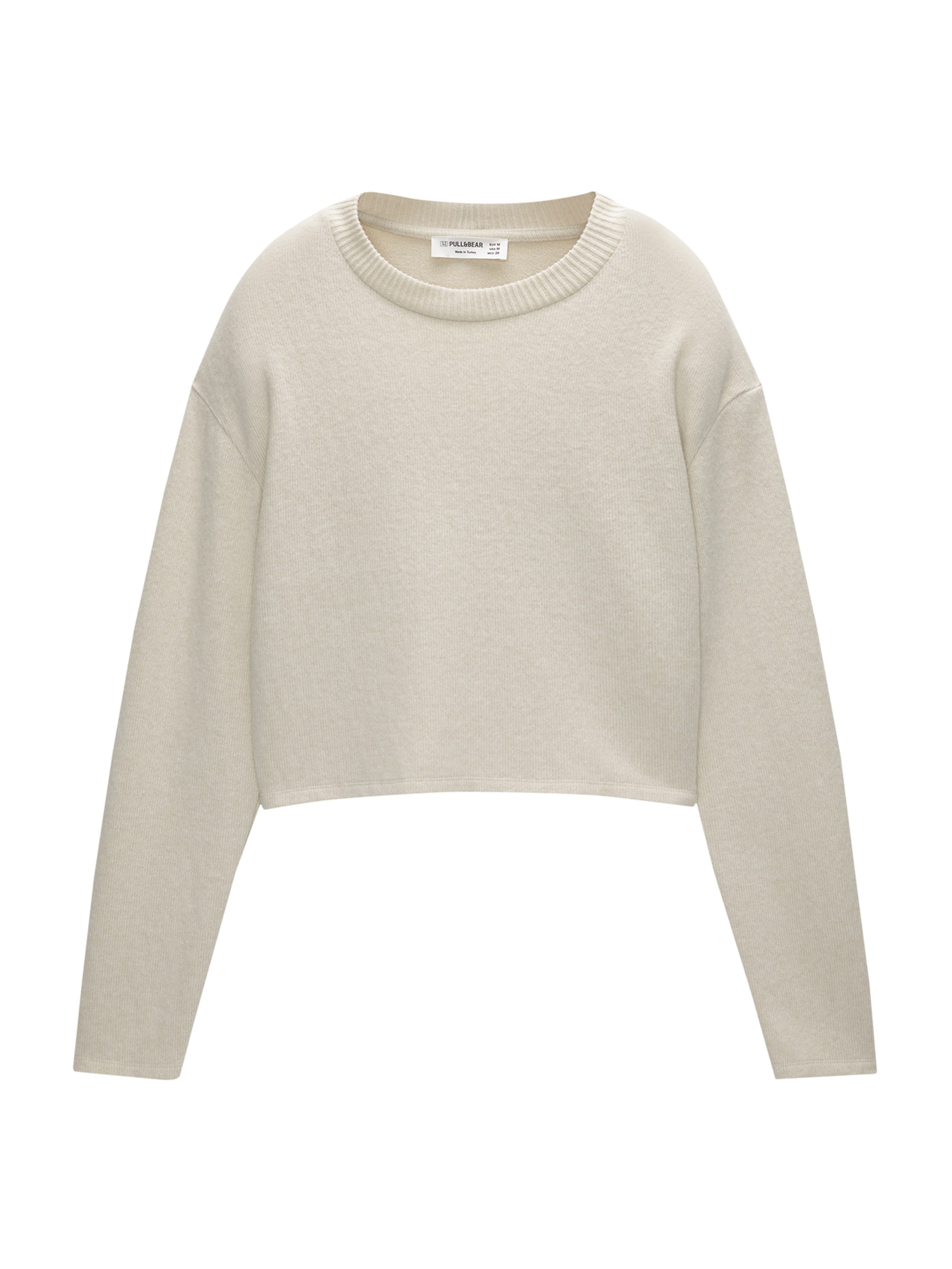 Pull&Bear Pullover in Beige: Vorderseite