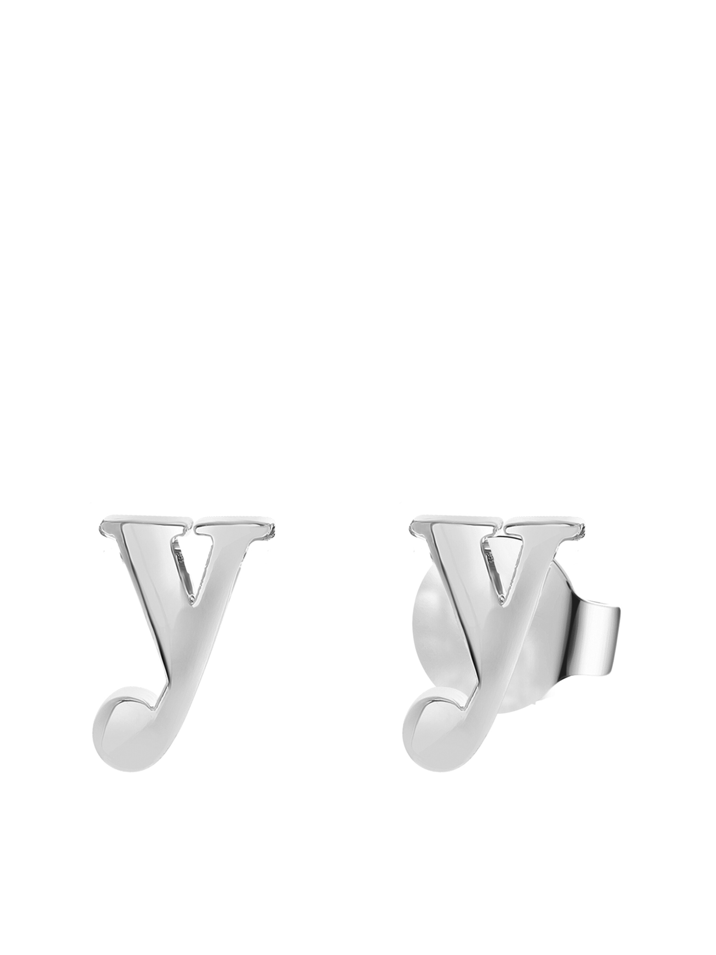 Lucardi Ohrringe in Silber: Vorderseite