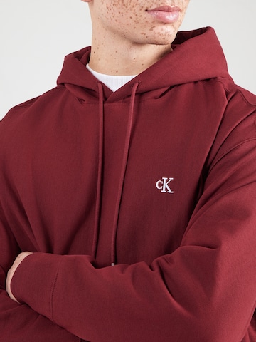 Calvin Klein Jeans Sweatshirt in Rood