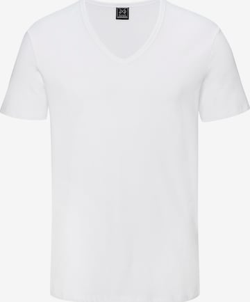 JOHN DEVIN Shirt in White: front