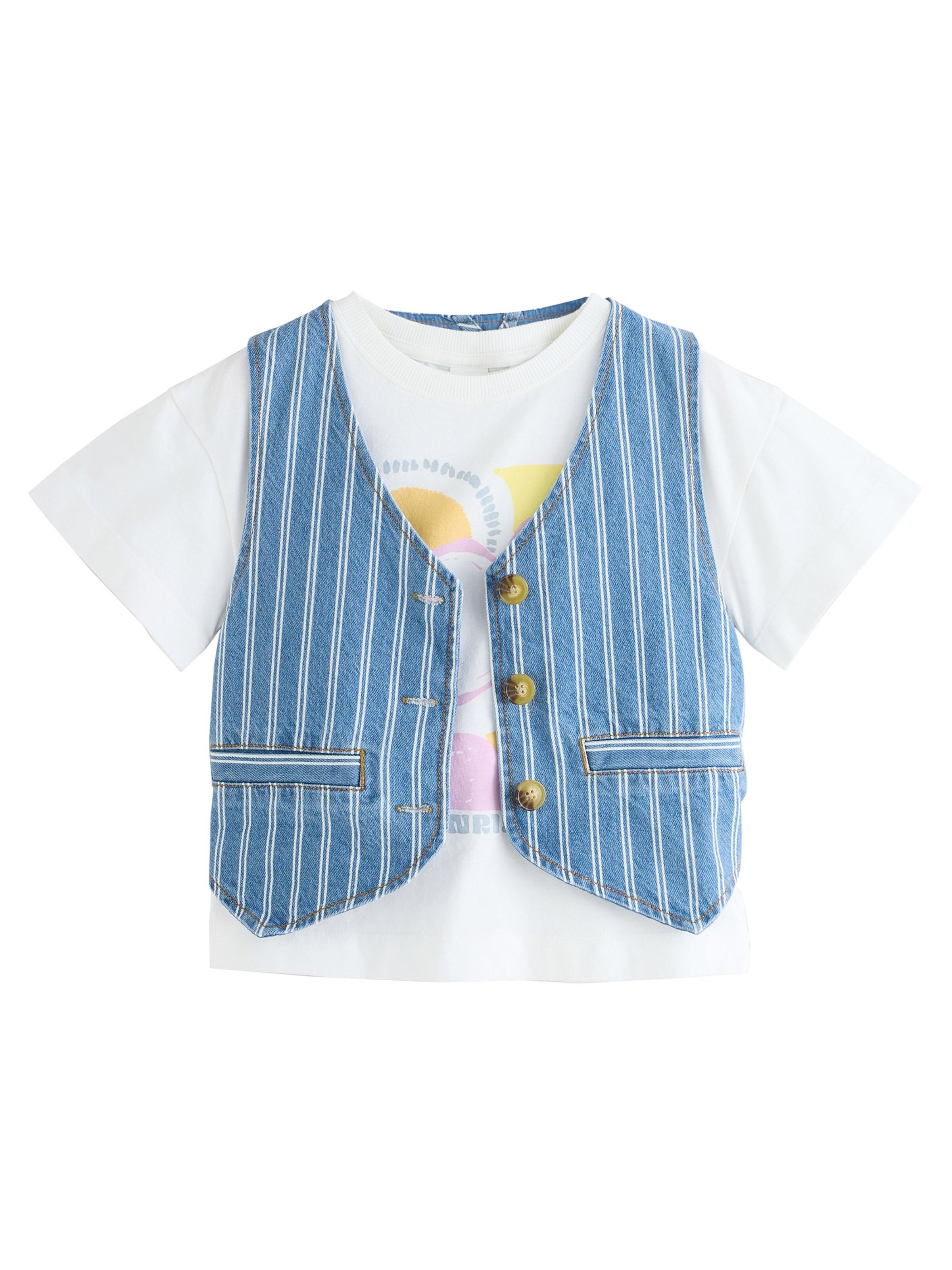 Next Zestaw w kolorze niebieski: przód