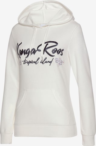 Sweat-shirt KangaROOS en blanc