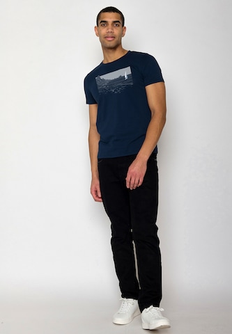 Maglietta 'Nature Cliffsail' di GREENBOMB in blu