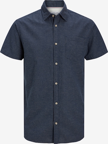 JACK & JONES Slim Fit Skjorte 'ABEL' i blå: forside