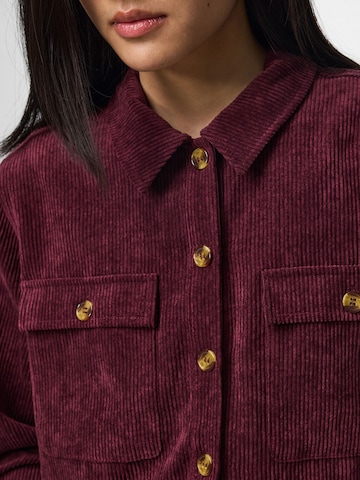 Camicia da donna 'PCEffi' di PIECES in rosso