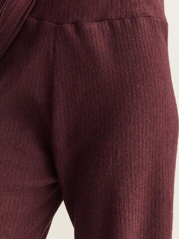 Bianco Lucci - Calças de fato em castanho