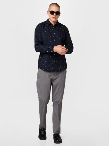 TOM TAILOR Regular Fit Hemd in Blau