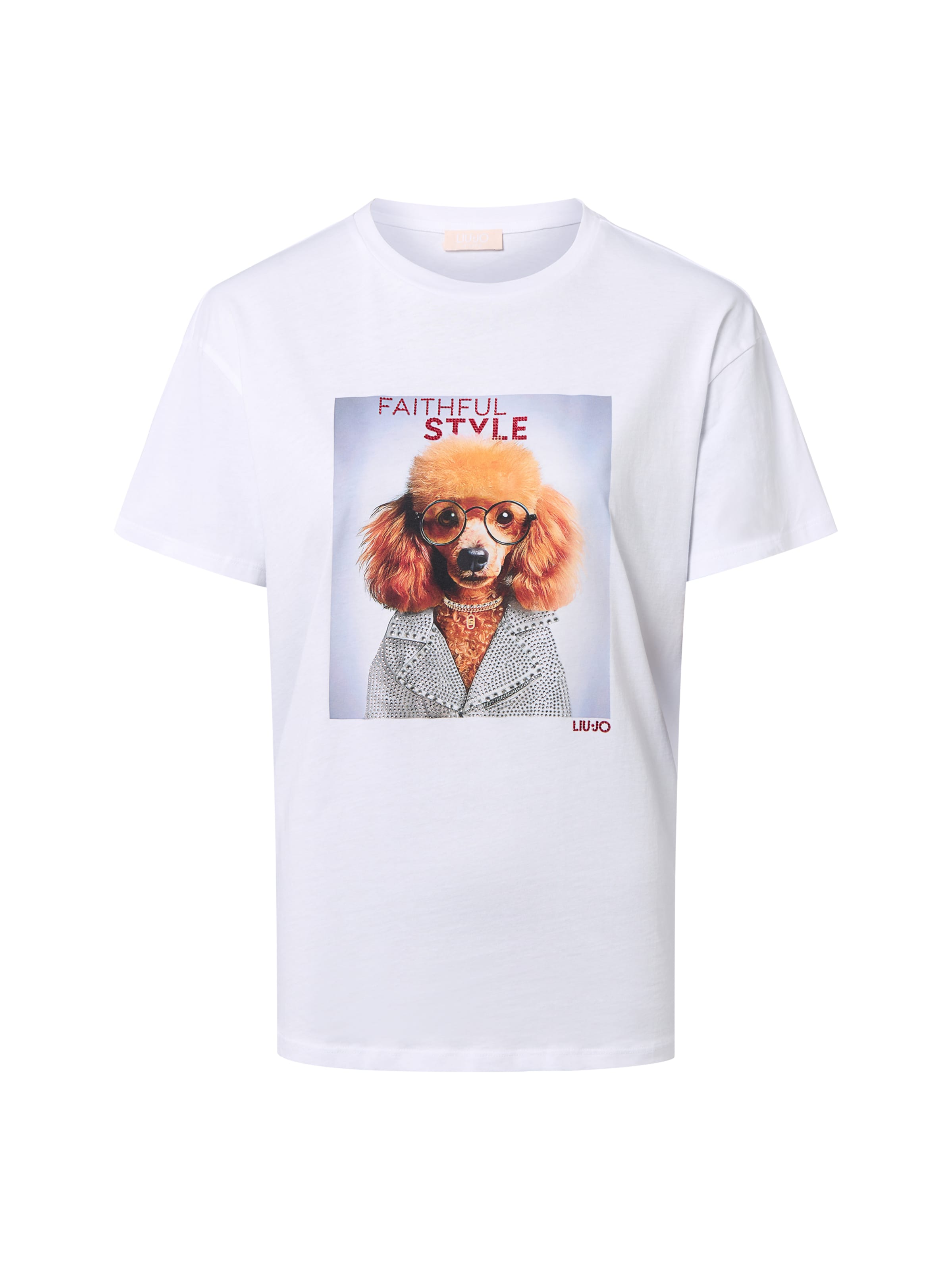 T-shirt Liu Jo en blanc : devant