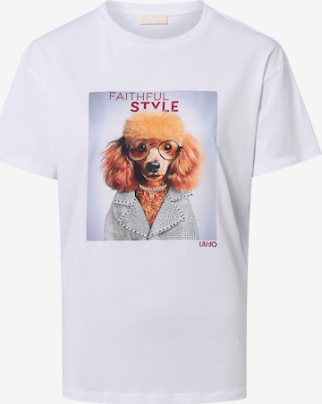T-shirt Liu Jo en blanc : devant