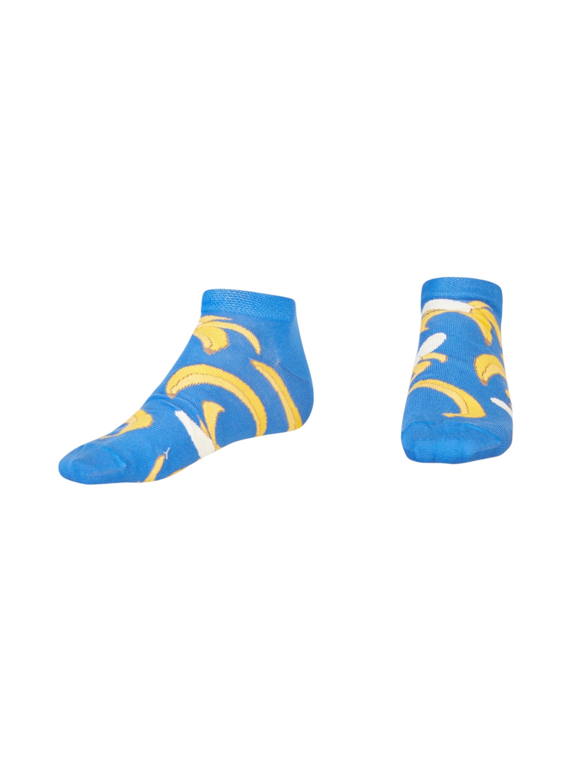 AbgeStrumpft Socks 'Bananen' in Blue: front
