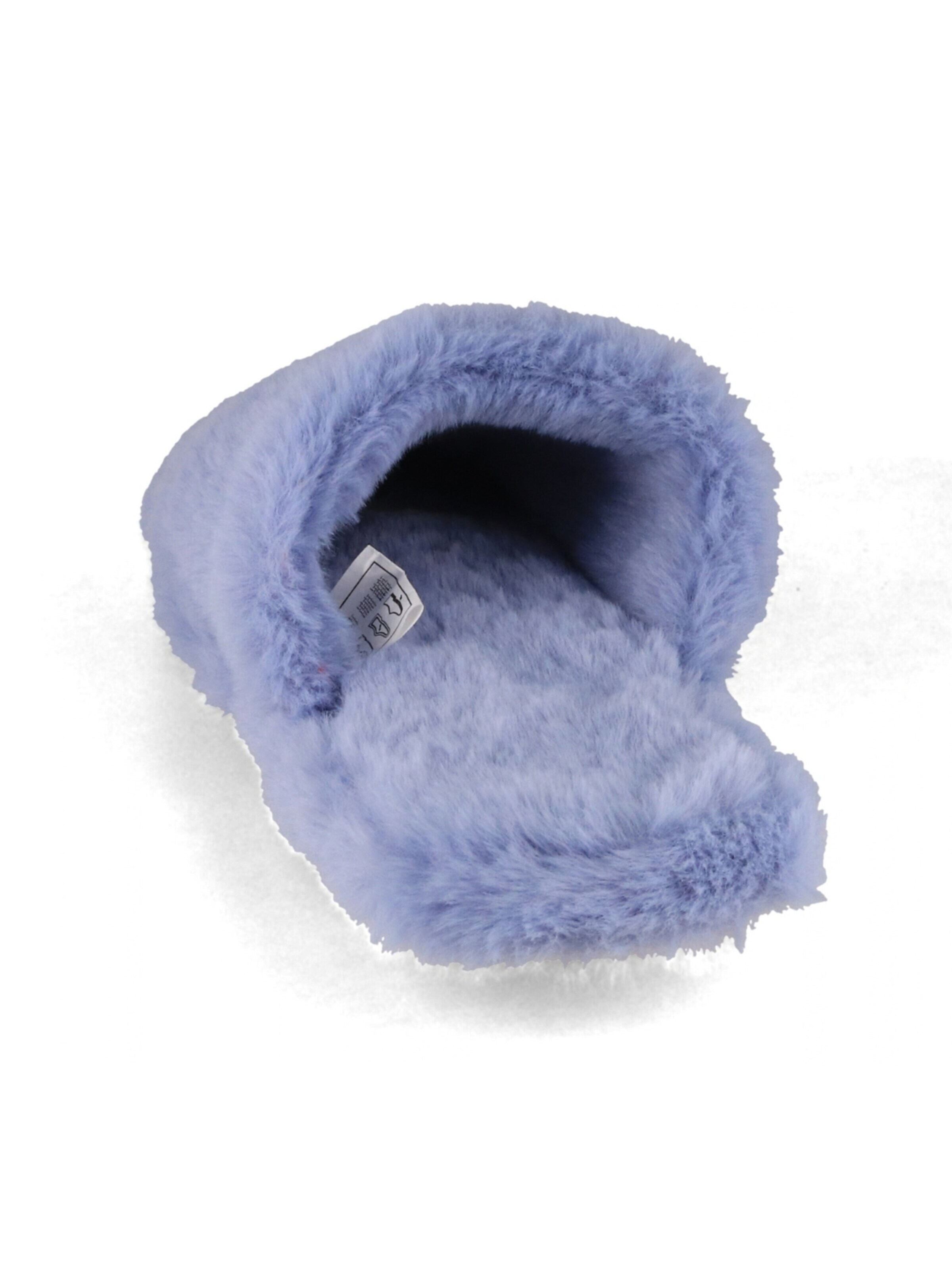 Fluffys Hausschuh 'Softina Damen Hausschuhe, ivory'‌‌‌‌‌‌‌ in Blau