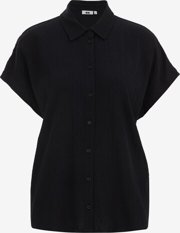 WE Fashion Blouse in Black: front