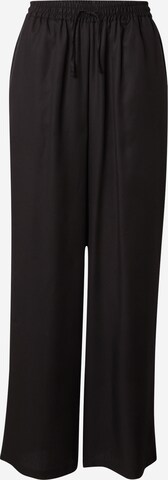 Wide Leg Pantalon 'Ley' MAKIA en noir : devant