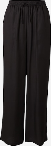 MAKIA Szeroka nogawka Spodnie 'Ley' w kolorze czarny: przód