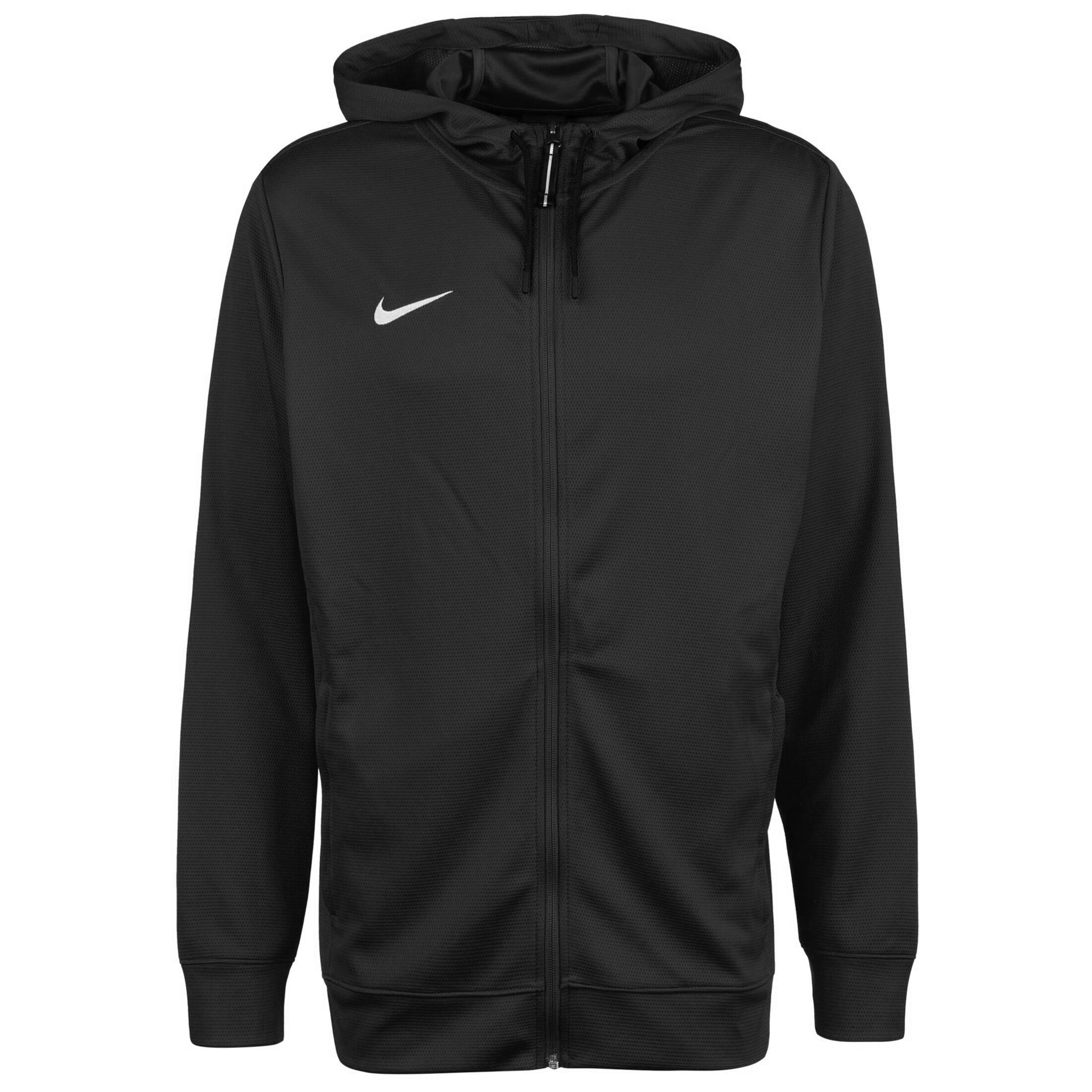 NIKE Trainingsjacke 'Team' in Schwarz: Vorderseite