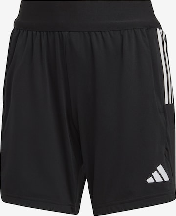 ADIDAS PERFORMANCE Workout Pants 'Tiro 23' in Black: front