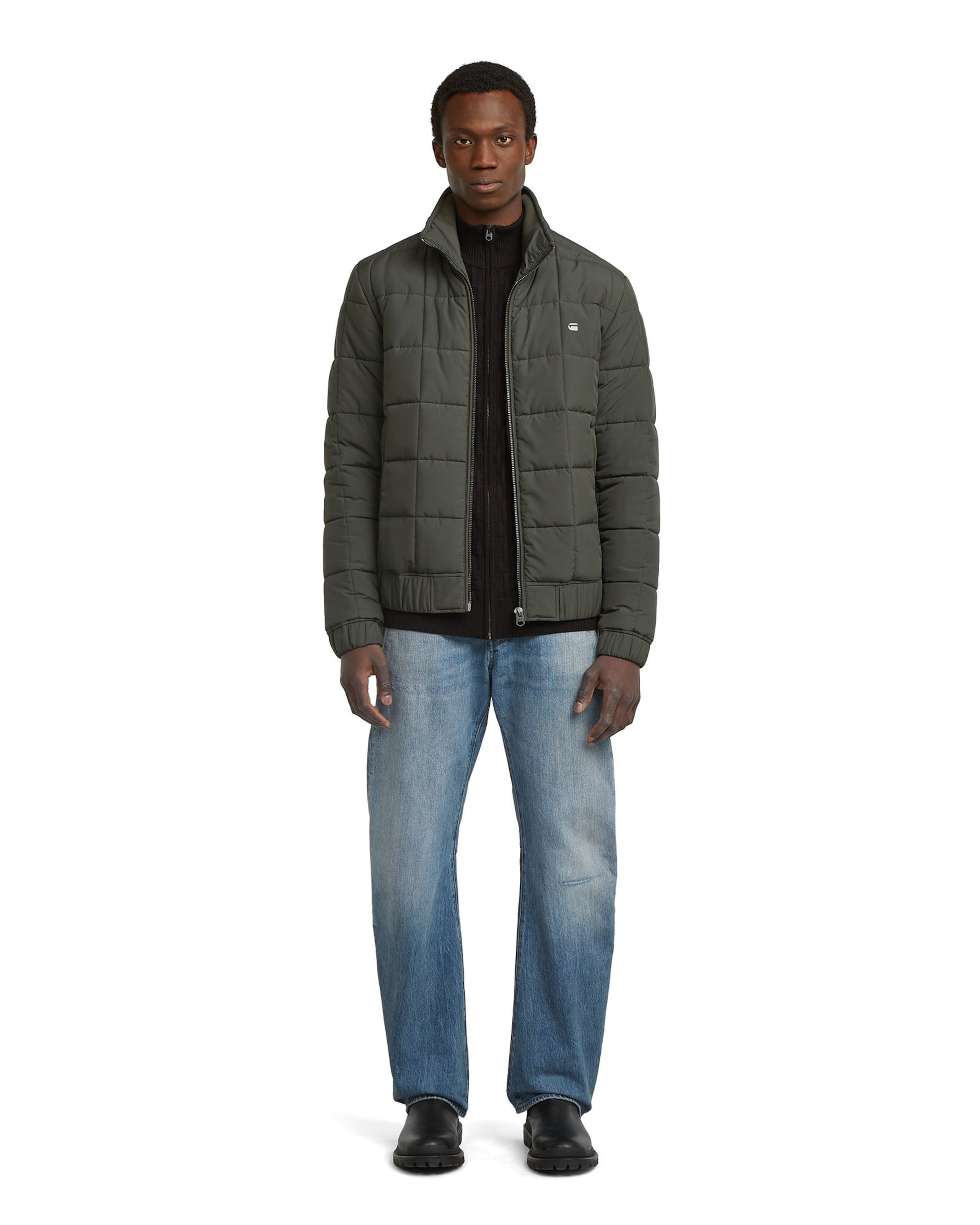 Giacca invernale 'Meefic Quilted' di G-STAR in grigio